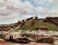 Gogh, Vincent van - Montmartre, Quarry, the Mills